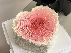點滴在心頭 PinkPink漸變愛心蛋糕
